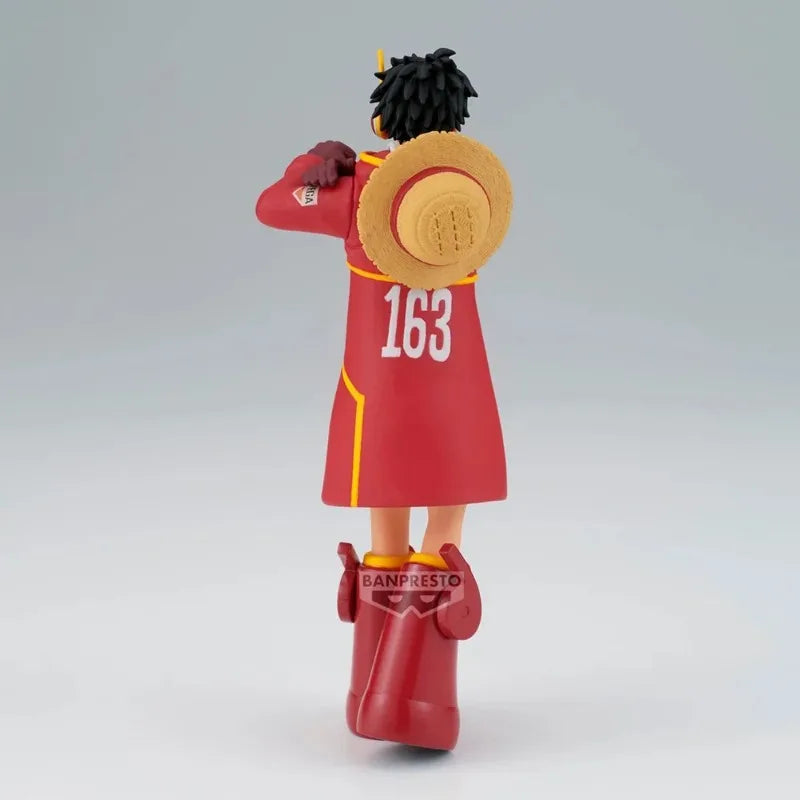 Original Bandai One Piece The Shukko Monkey D. Luffy Ver.EGGHEAD 14Cm Action Anime Figure PVC Model Collectible Ornaments Figure