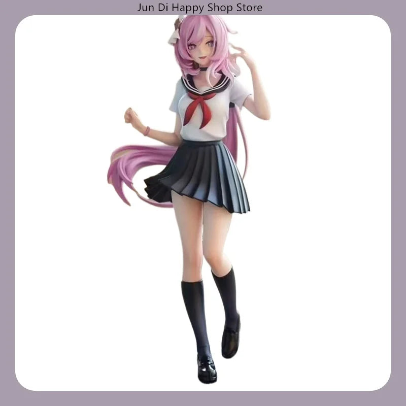 Honkai Impact 3 Elysia School Uniform Standing Pose Anime Figure Model Statue Desktop Decoration