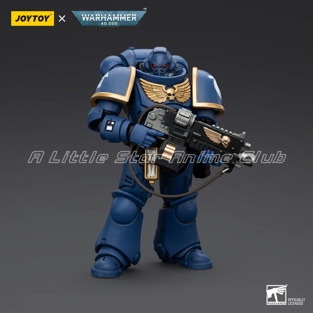 In Stock Original JOYTOY 1/18 Action Figure Warhammer 40000 Ultramarines Intercessors Animation Figures Model Collection Toys