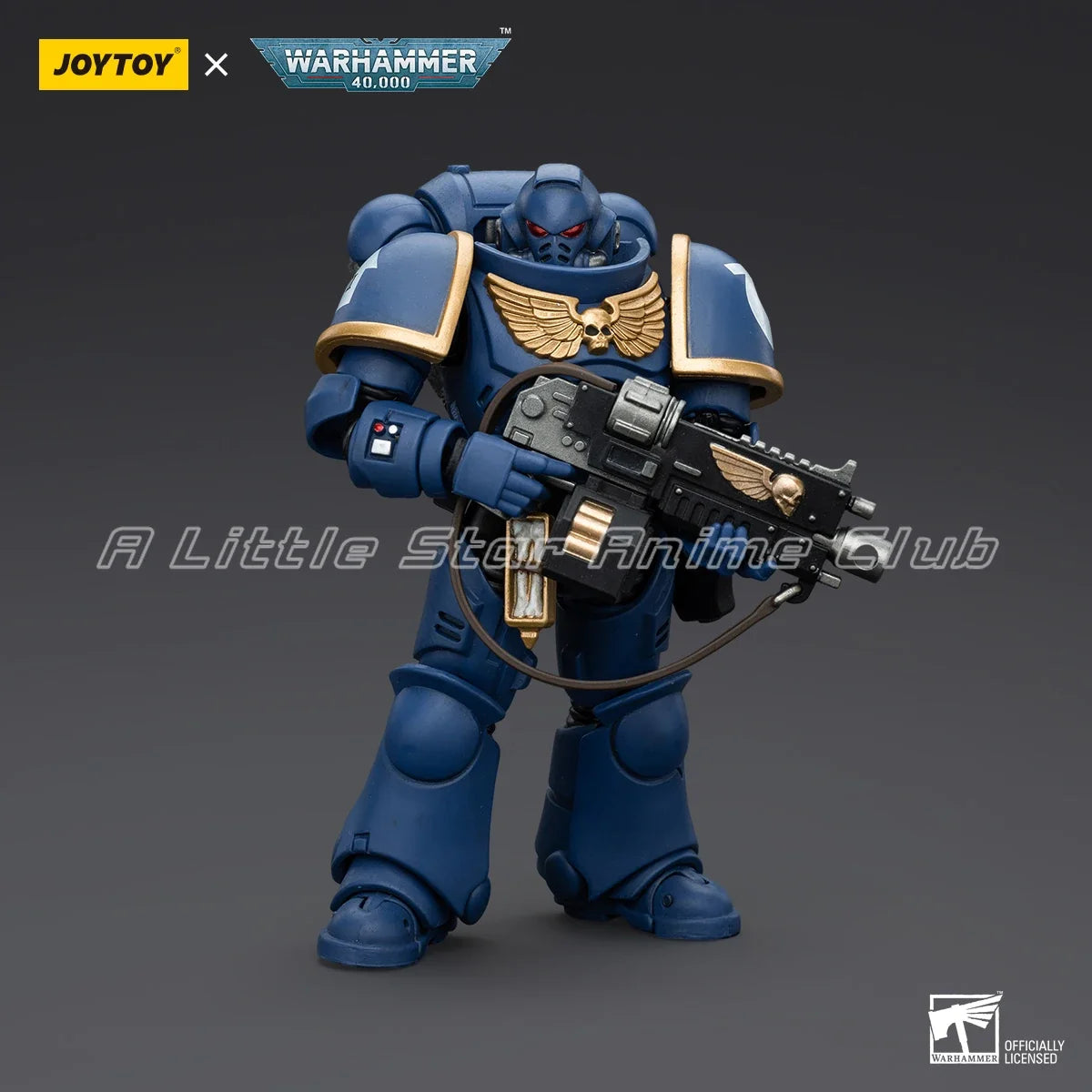 In Stock Original JOYTOY 1/18 Action Figure Warhammer 40000 Ultramarines Intercessors Animation Figures Model Collection Toys