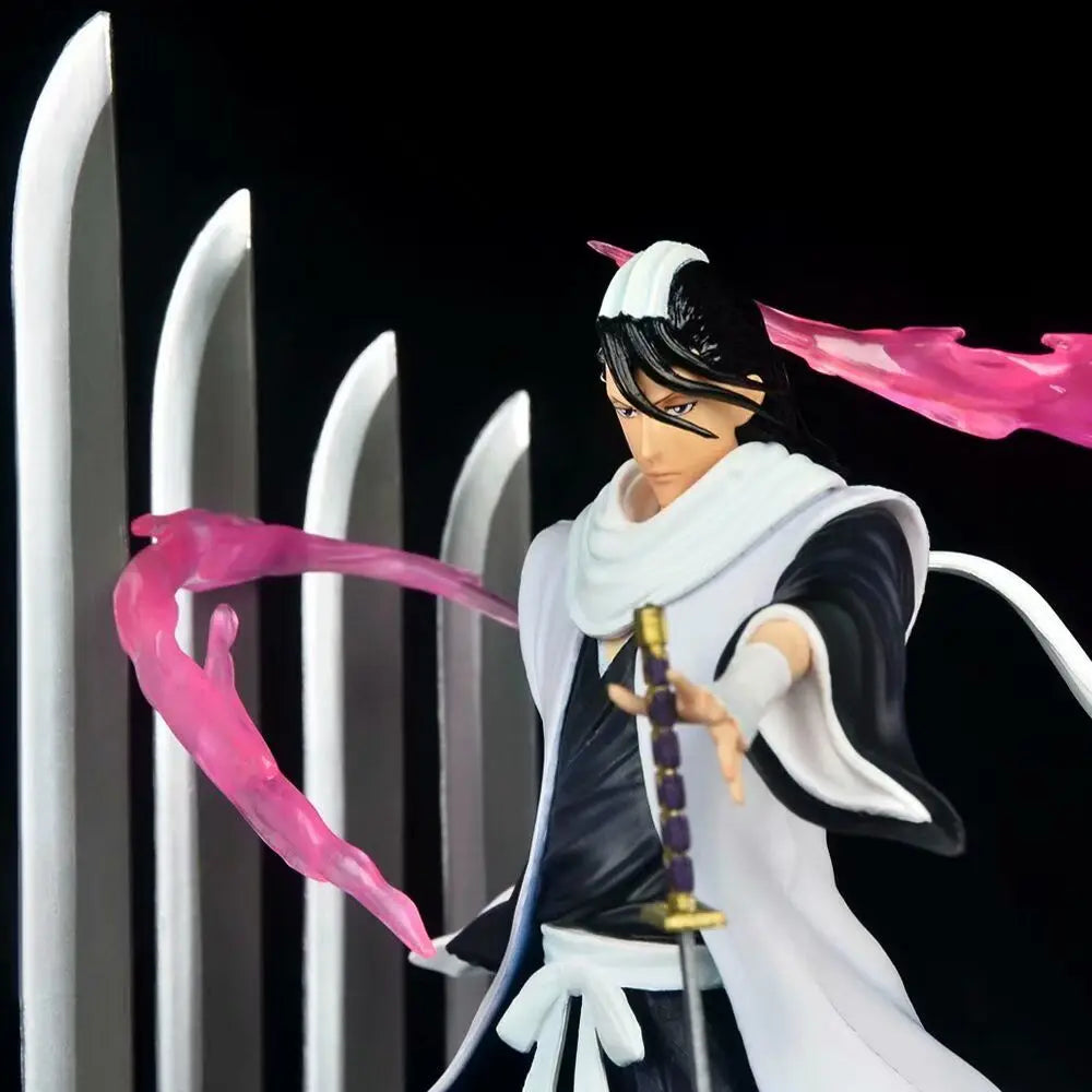 Bleach Anime Figures Gk Kuchiki Byakuya Ichigo Neliel Model Doll Figurine 32cm Pvc Action Figure Decor Statue Collectible Toy Gi