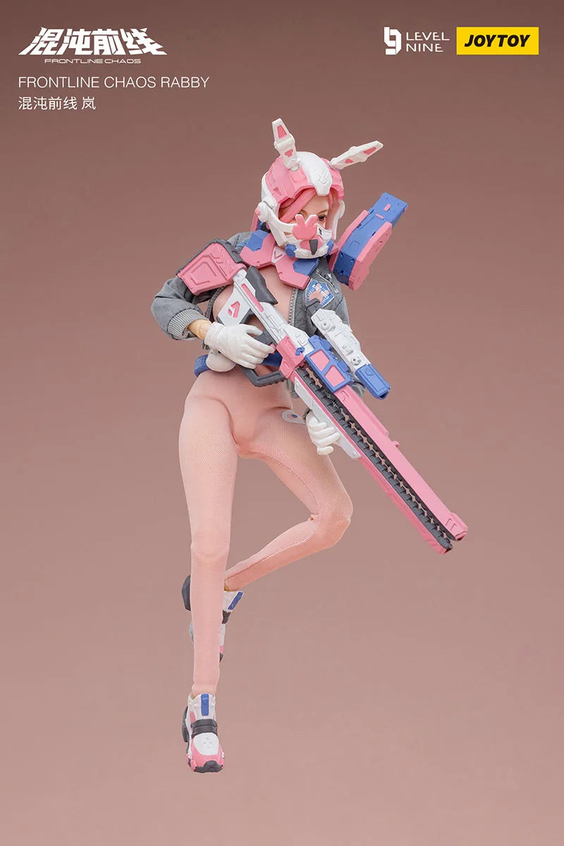 JOYTOY FRONTLINE RABBY 1/12 Women Soldier Rabbit Girl Warrior Kawaii Fighting Beauty Lan Dolls Full Set 6Inch Action Figure