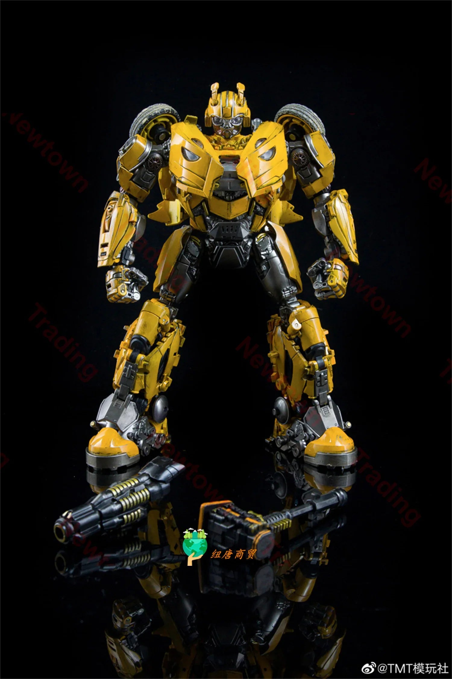 In Stock Transforming Robot Action Figure, Combat Damage Coated, 3A Scale, TMT, TMT-01, TMT01, BEE
