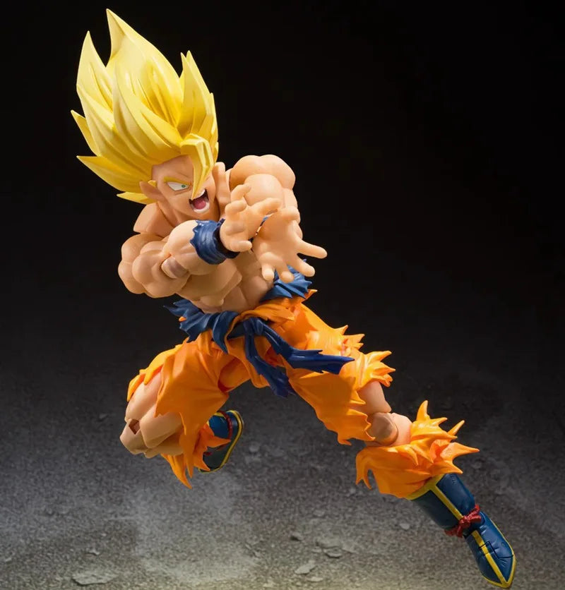 Shf Dragon Ball Z Son Goku Legendary Action Figure PVC Movable Collection Anime 17cm Super Saiyan Kakarotto Figurine Model Toys