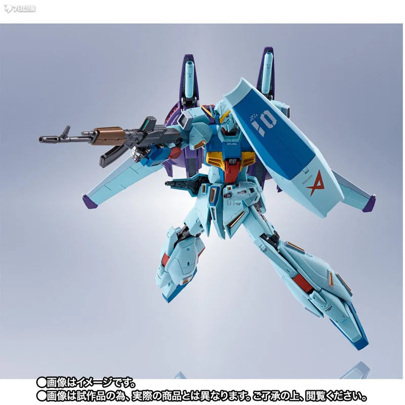 Bandai Original Mobile Gundam METAL ROBOT RGZ - 91B Re - GZ CUSTOM Anime Action Figures Toys for Boys Gift Model Ornaments