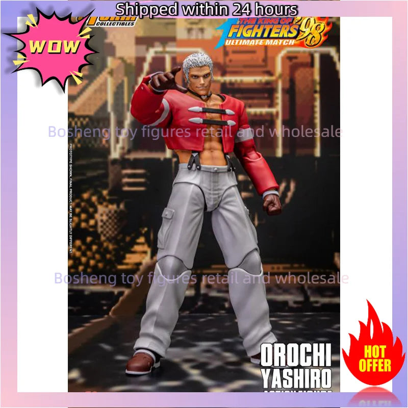 11 Original Storm Toys 1/12 The King of Fighters '98 Ultimate Match Orochi Yashiro In Stock Anime Collection Figures Model Toys