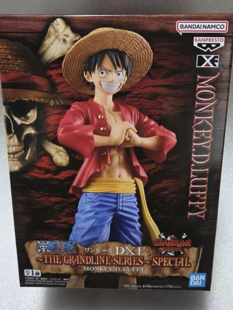 BANDAI Original ONE PIECE DXF-THE GRANDLINE SERIES-SPECIAL MONKEY.D.DRAGON Anime Action Figures Collectible Toys Festival Gifts