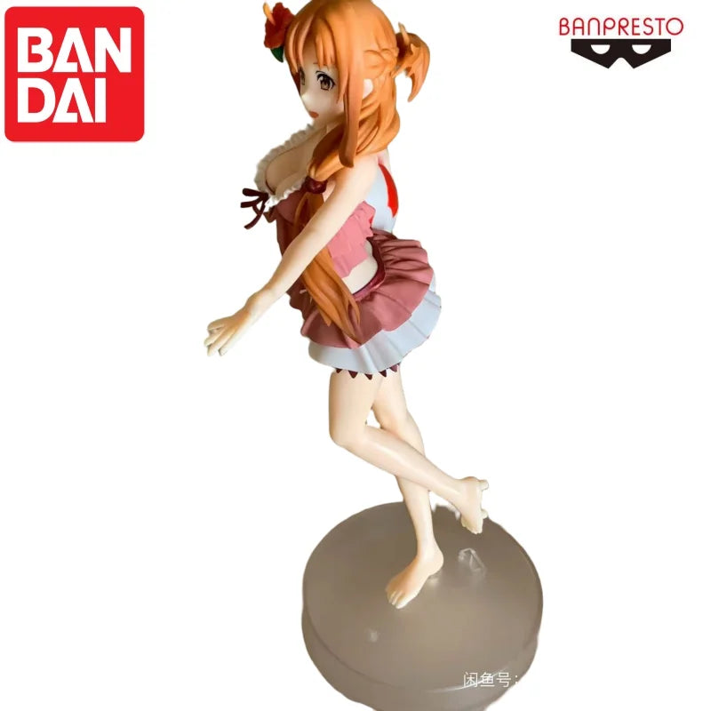 Bandai In Stock Original Banpresto Yuuki Asuna Doll Brand New Boxed Action Figure Animation Peripherals Anime Characters Garage