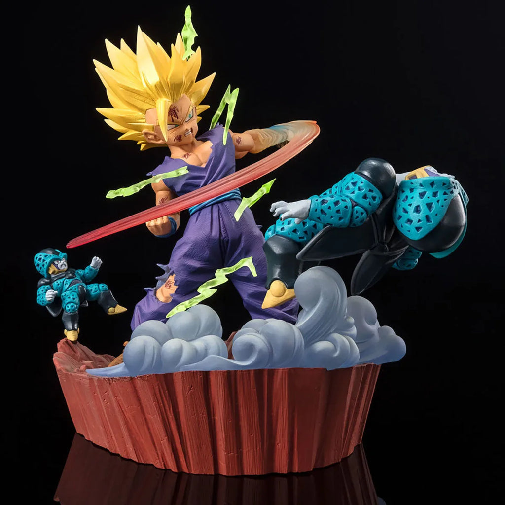 100% Original in Stock Bandai Spirits  Figuarts ZERO Dragon Ball Z Son Gohan SSJ2 Cell Jr. Anger Exploding Into Power!!