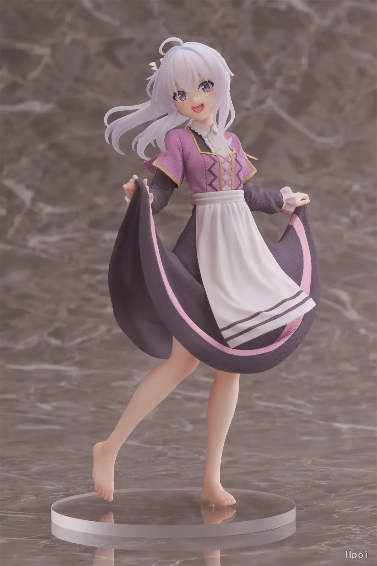 18CM Anime Wandering Witch The Journey of Elaina Figure Ilyina Standing Model Toy Wearing Hat Gift Collection Decorative PVC