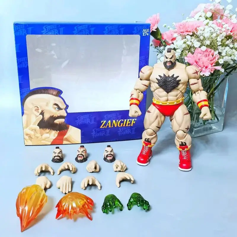 Game Street Fighter Zangief Action Figure Storm Toys ZANGIEF Figurine Model Toys SF The Final Challengers Collection Doll Gifts
