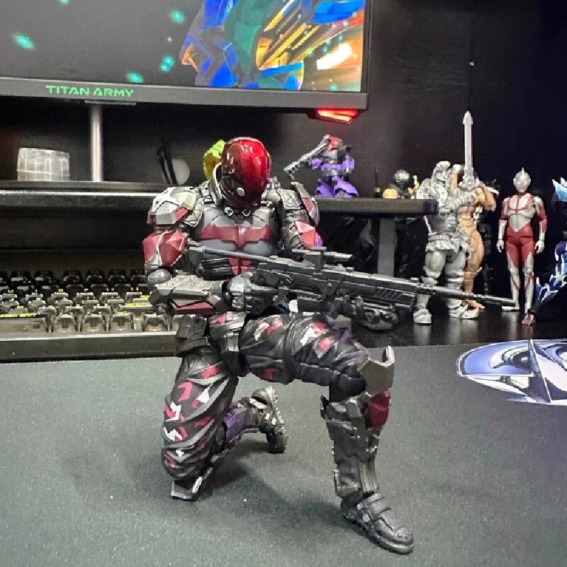 Amazing Yamaguchi Arkham Knight Red Hood Robin Jason Todd Figuarts Game Action Figure Model Toy Batman Collection Birthday Gifts