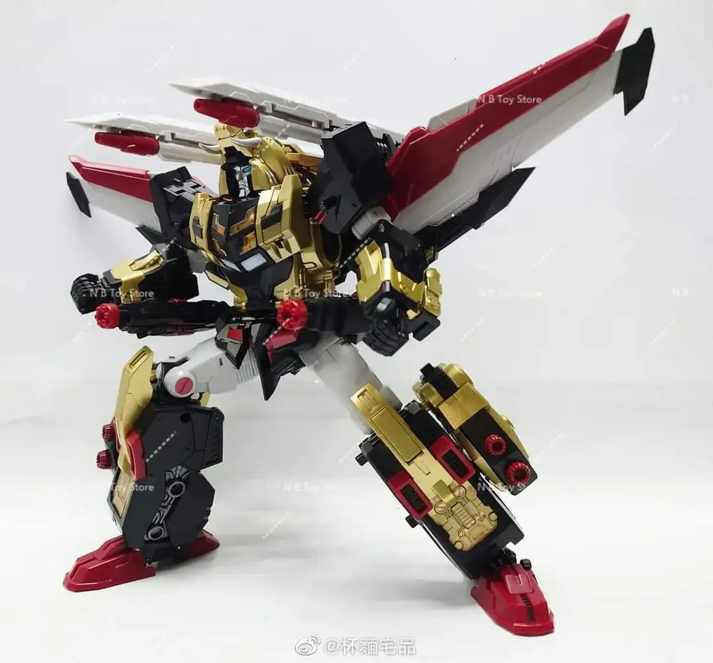 Action Character Transformation Toy Planet X PX-C03, PXC03, IDW, Lion King, Short Wings, Short Wings, Star Knowledge, Box Robot