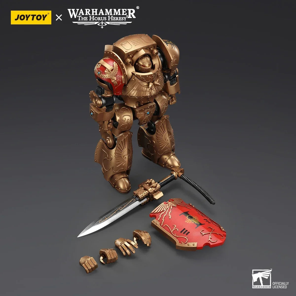 JOYTOY Warhammer The Horus Heresy Action Figure Legio Custodes Contemptor Anime Figurine Joint Movable Model Collector Toy gifts
