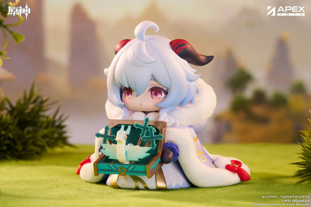 In Stock Original APEX-TOYS Genshin Impact Q Version of The Figure Kang 11CM Anime  Mobile Model Puppet