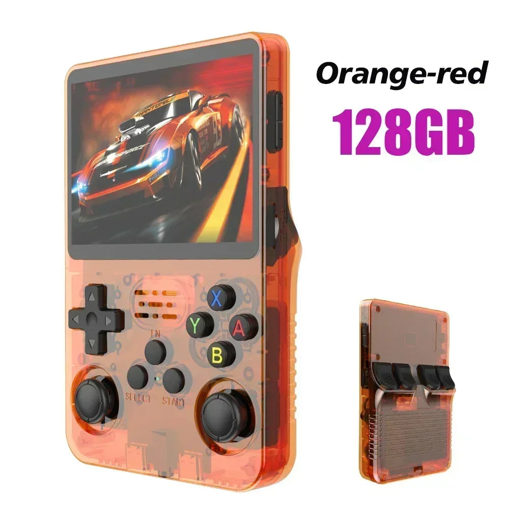 128GB/64GB R36S Retro Handheld Video Game Console Linux System 3.5 Inch IPS Screen Portable Pocket Video Player Games Boy Gift