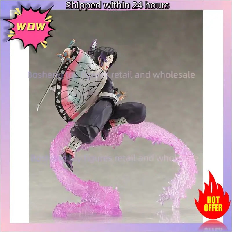 Original ANIPLEX BUZZmod Demon Slayer Shinobu Kocho In Stock 16cm Anime Collection Figures Model Toys