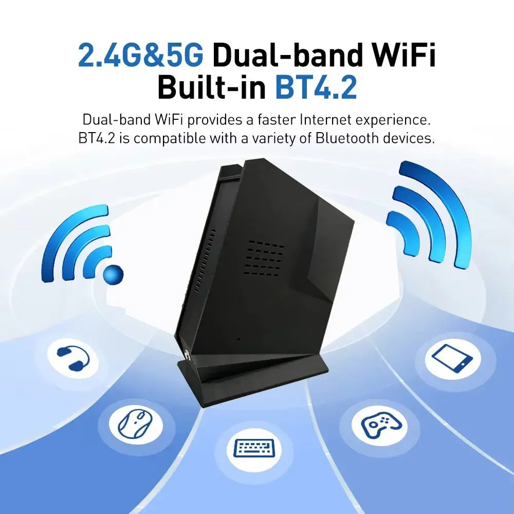 Mini PC Retro Game Box G3 Pro Dual System 99999+ Games 16GB RAM 2TB HDD Intel Game Console for PS2 PS3 WiiU Wii GameCube Saturn