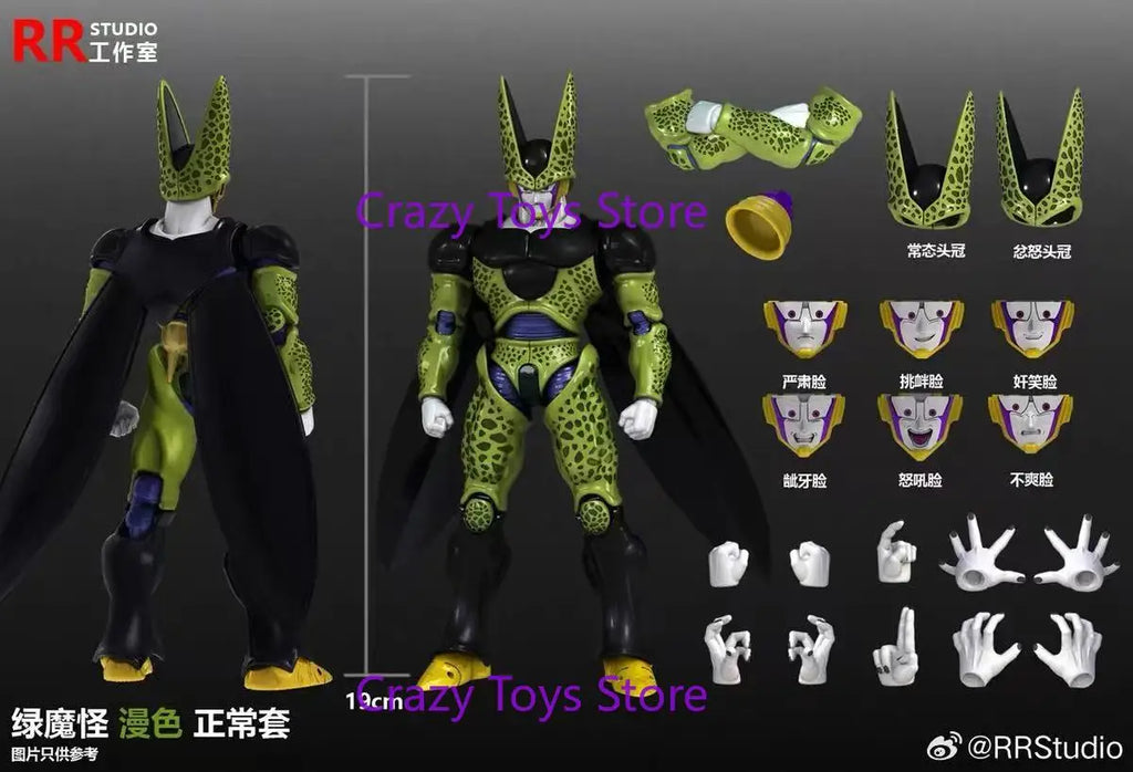 RR Studio Dragon Ball 1/12 Green Devils Complete All Cell Anime Comics DX Version Dolls Figures Models Toys Collection Gifts