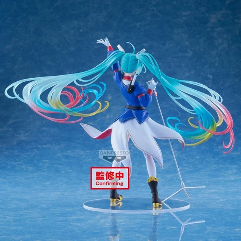 Original BANDAI Banpresto VOCALOID Hatsune Miku PVC Anime Figures Action Figure Model Toy