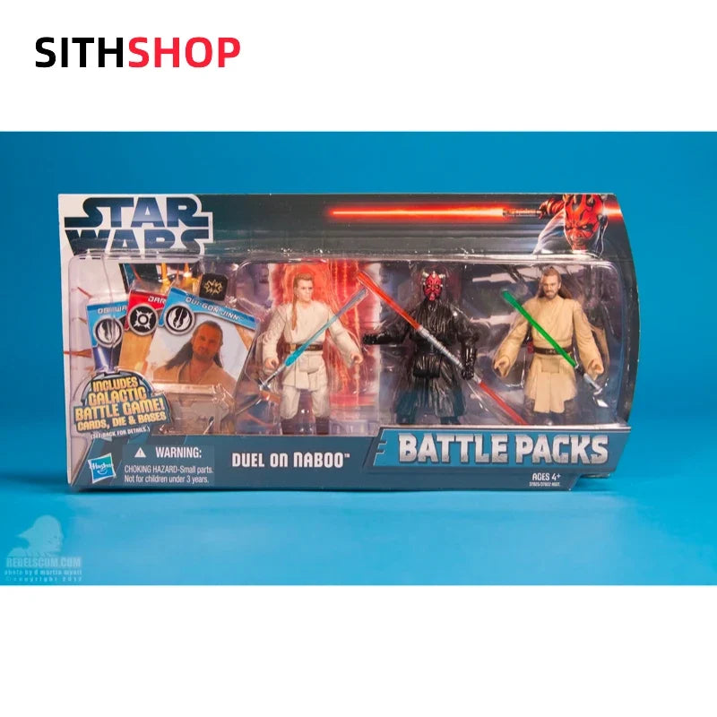 Hasbro Star Wars Republic Obi-Wan Clone Combat Pack 3.75 "Action Figure Tabletop Case Display Can Move Action Toys
