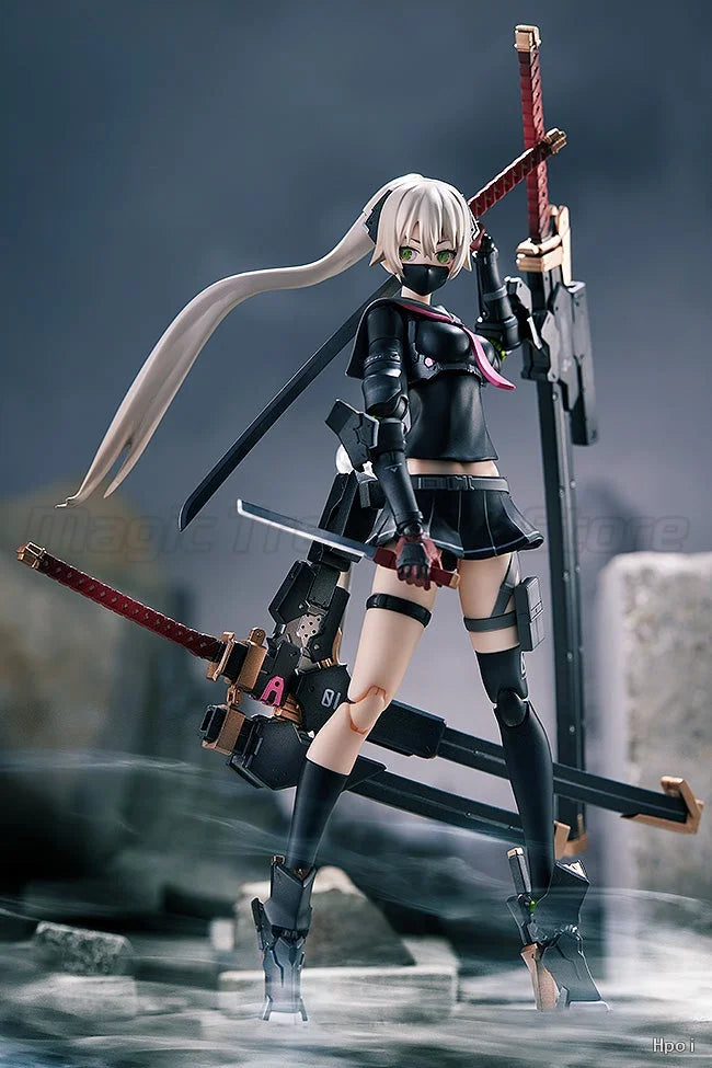 ã€MTã€‘Max Factory GSC PLAMAX HH-01 Schwer gepanzerte Oberschülerin 1 zusammengebaute Actionfigur