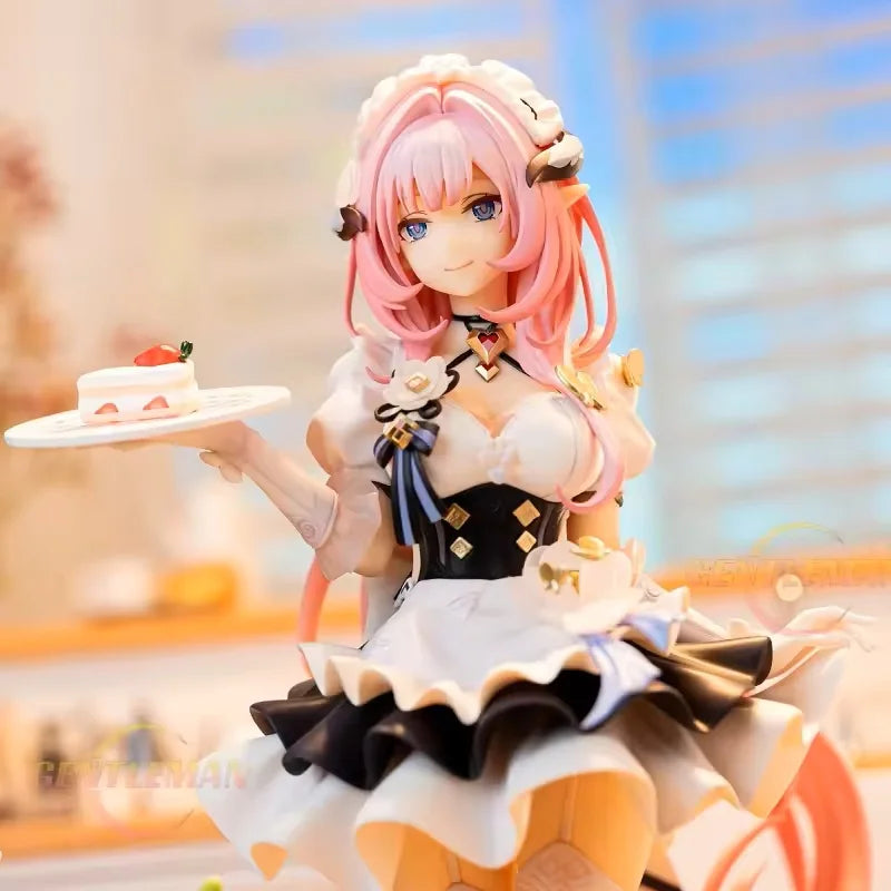 Figures Elysia Anime Beautiful Girl Figure Kiana Kaslana Honkai Impact 3 Figurine Elysia Statue 25cm Pvc Gk Sexy Model Doll