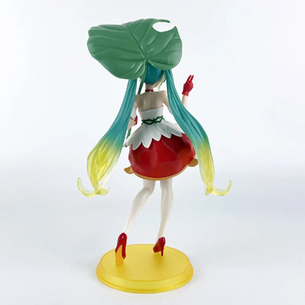 21cm Hatsune Miku Anime  Figure Fairytale Wonde Hatsune Miku Gift Collection Action Figure Gift Doll Collection Decoration PVC