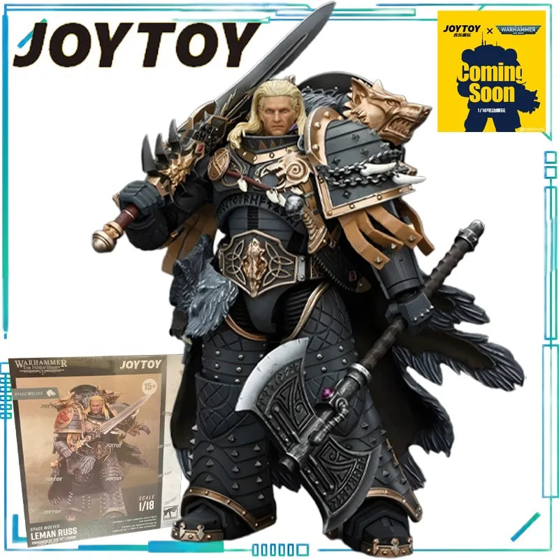 JOYTOY Genuine JOYTOY X Warhammer 40K Series Genealogy Emperor's Crown Prince HH Action Figure Boy Gift Collection Model