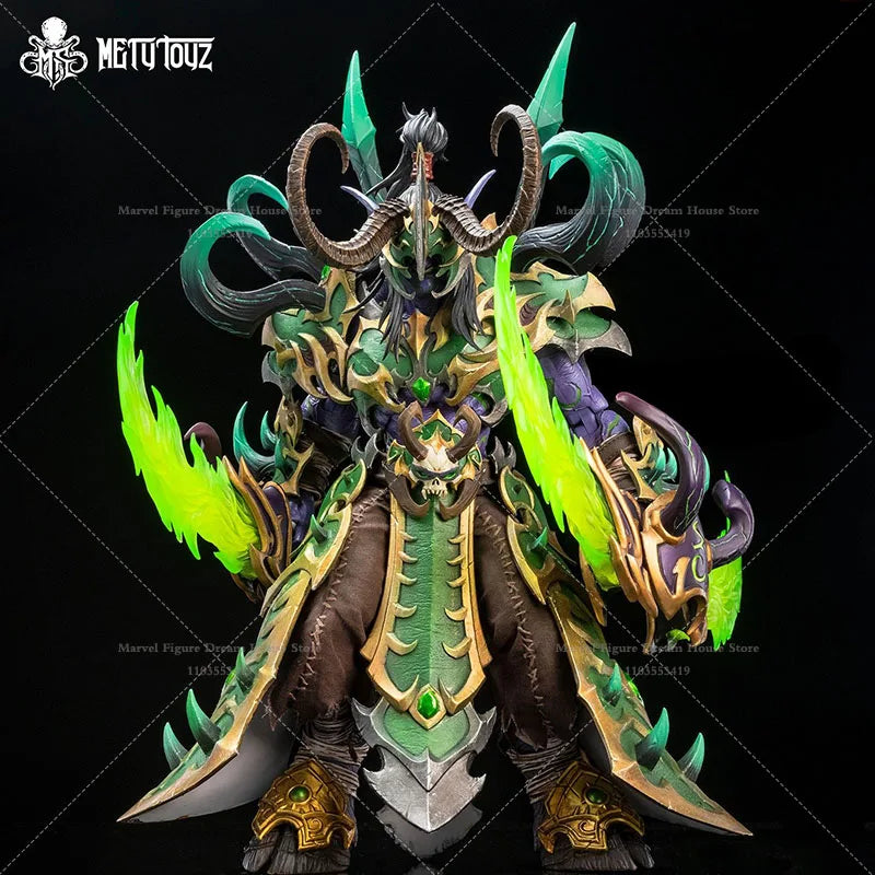 Metytoyz wf 2025 1/10 Scale WOW Night Elf Emperor Armor Edition 9-inch Full Set Action Figure Soldier In Stock Height About 24CM