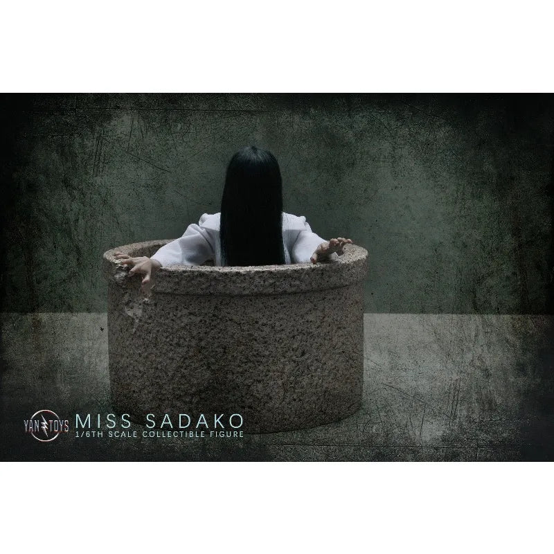 In Stock YANTOYS Original JR08 Long Haired Female Ghost Sadako, Movable Female Doll Toy Model, Exquisite Collectible Gift