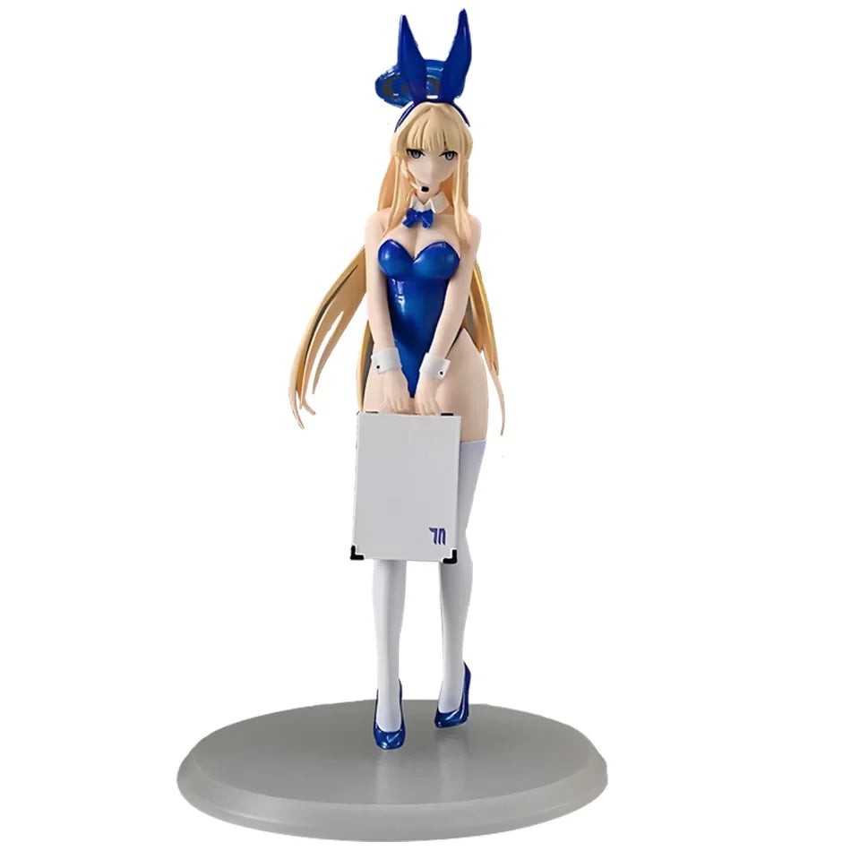 Blue Archive Asuma Toki Bunny Girl Anime Figure Customizable Model Statue Doll for Collection And Decoration