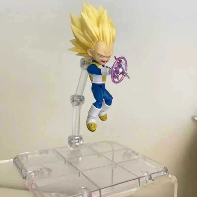 In Stock Original Bandai S.H.Figuarts Shf Super Saiyan 3 Vegeta Mini Daima Dragon Ball Daima Anime Action Collection Figure Gift