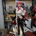 50cm Chainsaw Man Gk Makima Chainsaw Man Dominating Demon Miss Makima Statue Model Boxed Collection Figurine Player Gift