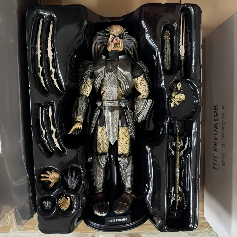 In Stock 1/6 Predator Hc Flower Crab Elder B C Version Scarred Predator Action Figure Model Desktop Collection Decoration Toy