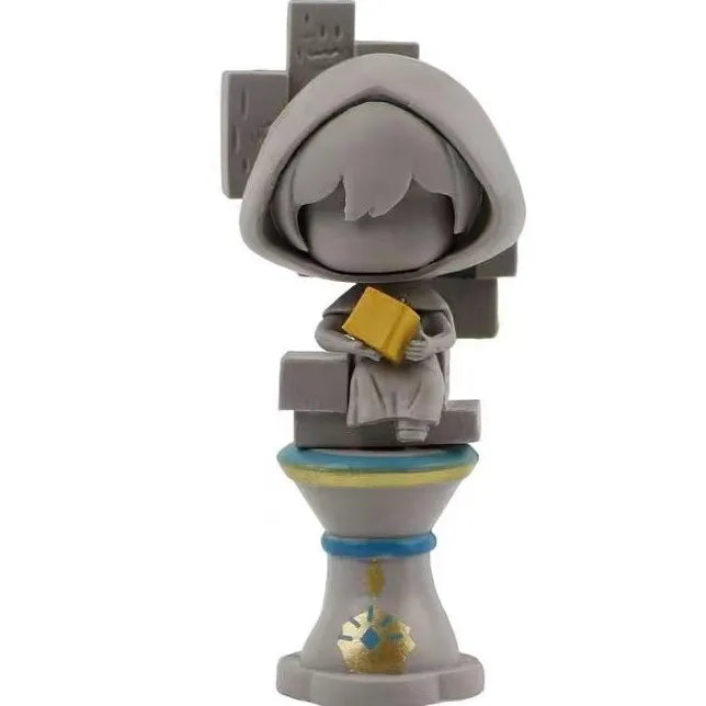 Anime Genshin Impact Kawaii Figure Paimon Amber Klee Kelly Action Figure Cute Game Figurine Model Kid Toys Children's Day Gifts