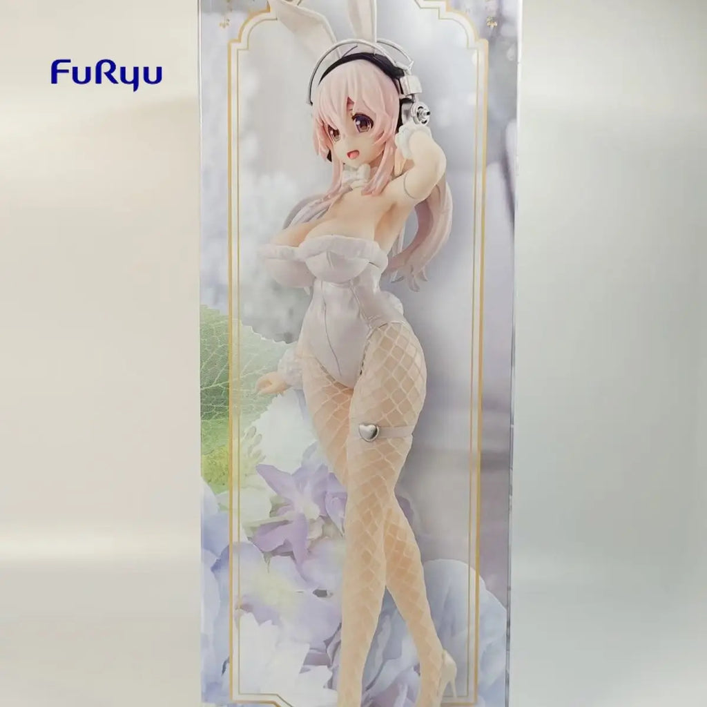 In Stock Original FuRyu BiCute Bunnies Figure -pearl White Ver. SUPER SONICO Anime Figure Universal Ornament Model Gift