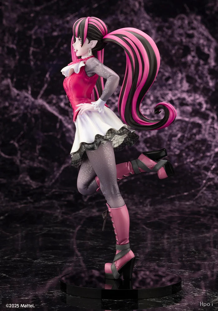 In Stock Original KOTOBUKIYA Beautiful Girl Statue Monster High Draculaura 26cm Animation Decoration Model 1/7 Doll  New Product