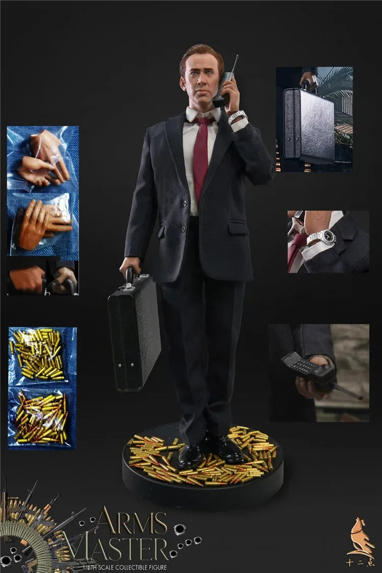 New In Stock 12 o'clock Studio T001 1/6 Armament Master Nicolas Cage War King 12inch Action Figure Model Toys Ornament Gifts