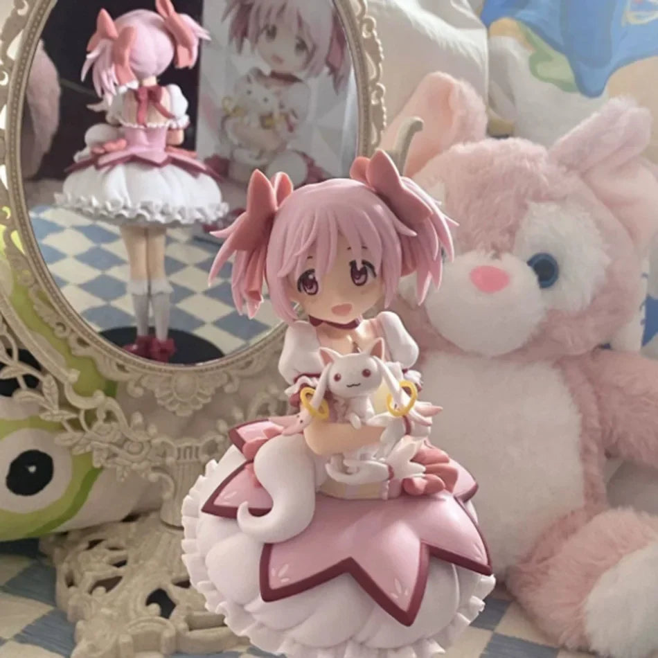 18CM PMMM Puella Magi Anime Figure Madoka Magica PVC Ornaments Toy Figurine cute Loli Collection Model Toy Gift