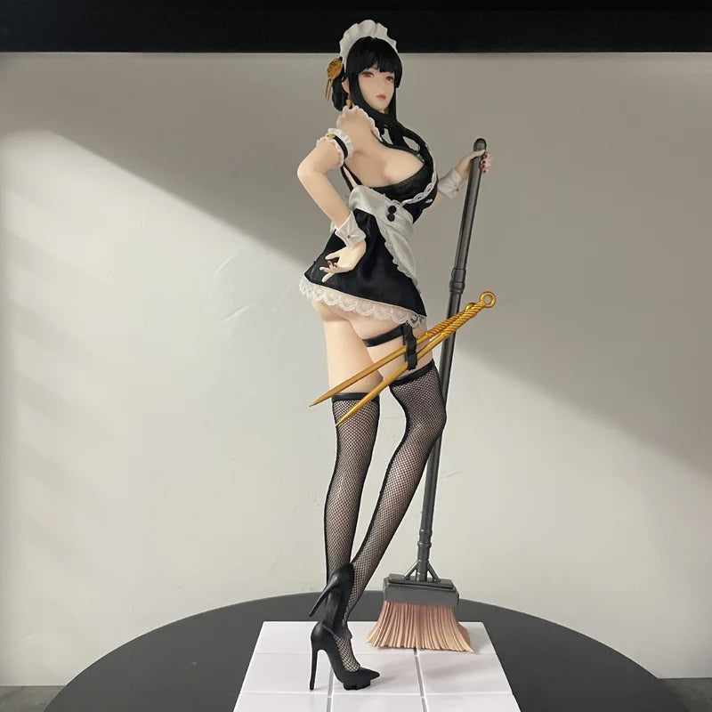 Eds Series Bathroom Maid Joel Spy Play House Animation Model Gk Statue Luxury Action Figure Desktop Toy Ornaments