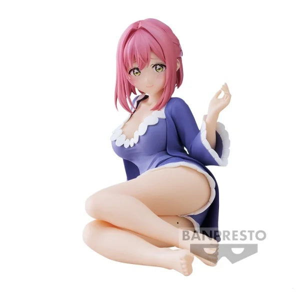 Bandai Original 11Cm Relax time Hakari Hanazono Action Figure Toys For Kids Gift Collectible Model Ornaments