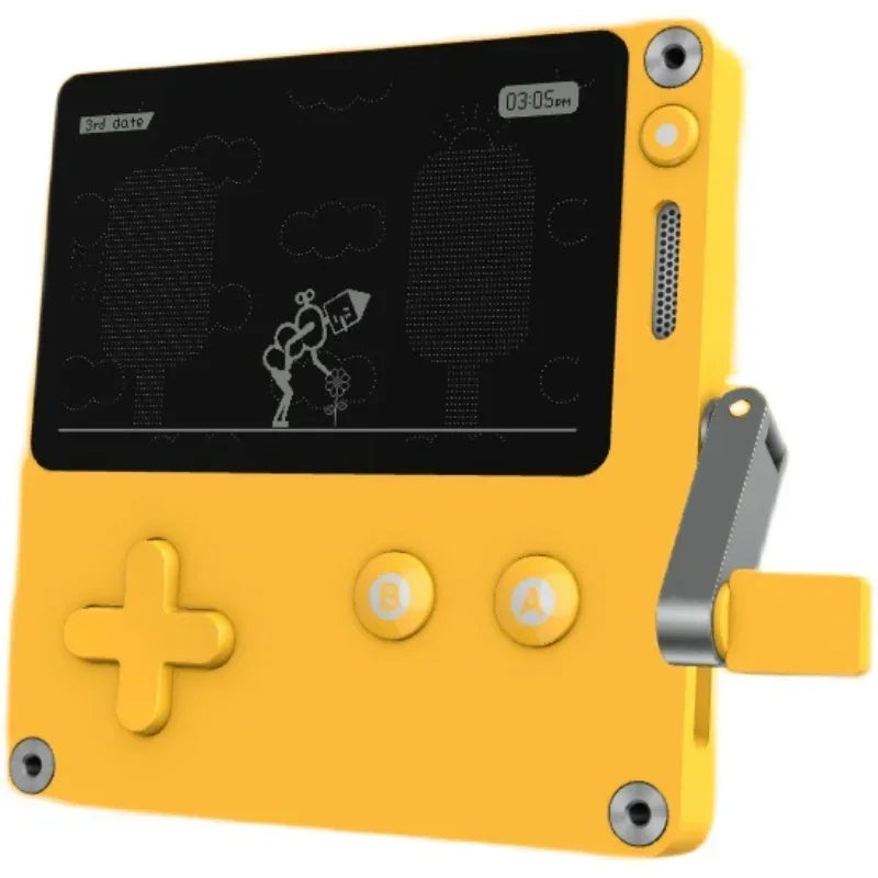 2.7Inch PANIC Playdate Game Console 400*240 Resolution Screen Long Battery Life Custom Portable Mini Handheld Game Consoles Gift