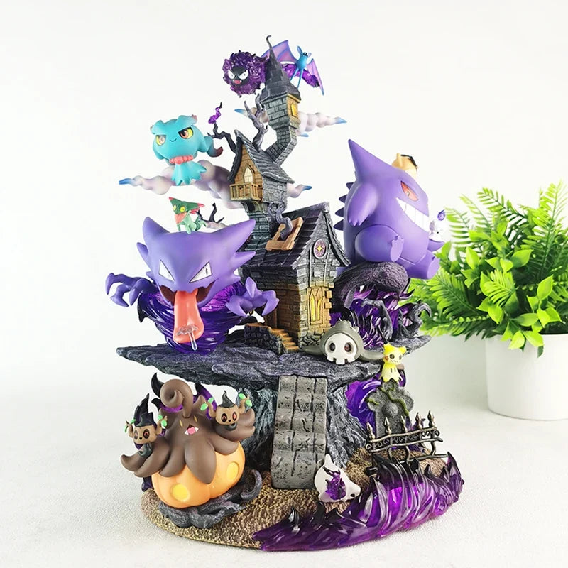 2025 New In Stock 31cm Anime Pokemon Gengar Ghost Claw Action Figure Game Statue Pvc Collectible Kawaii Model Gifts Dolls Toys