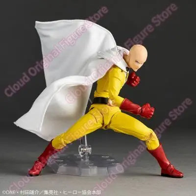 In Stock 100% Kaiyodo1/12 Revoltech Amazing Yamaguchi One Punch Man Saitama Genos PVC Anime Action Figures Model Toy