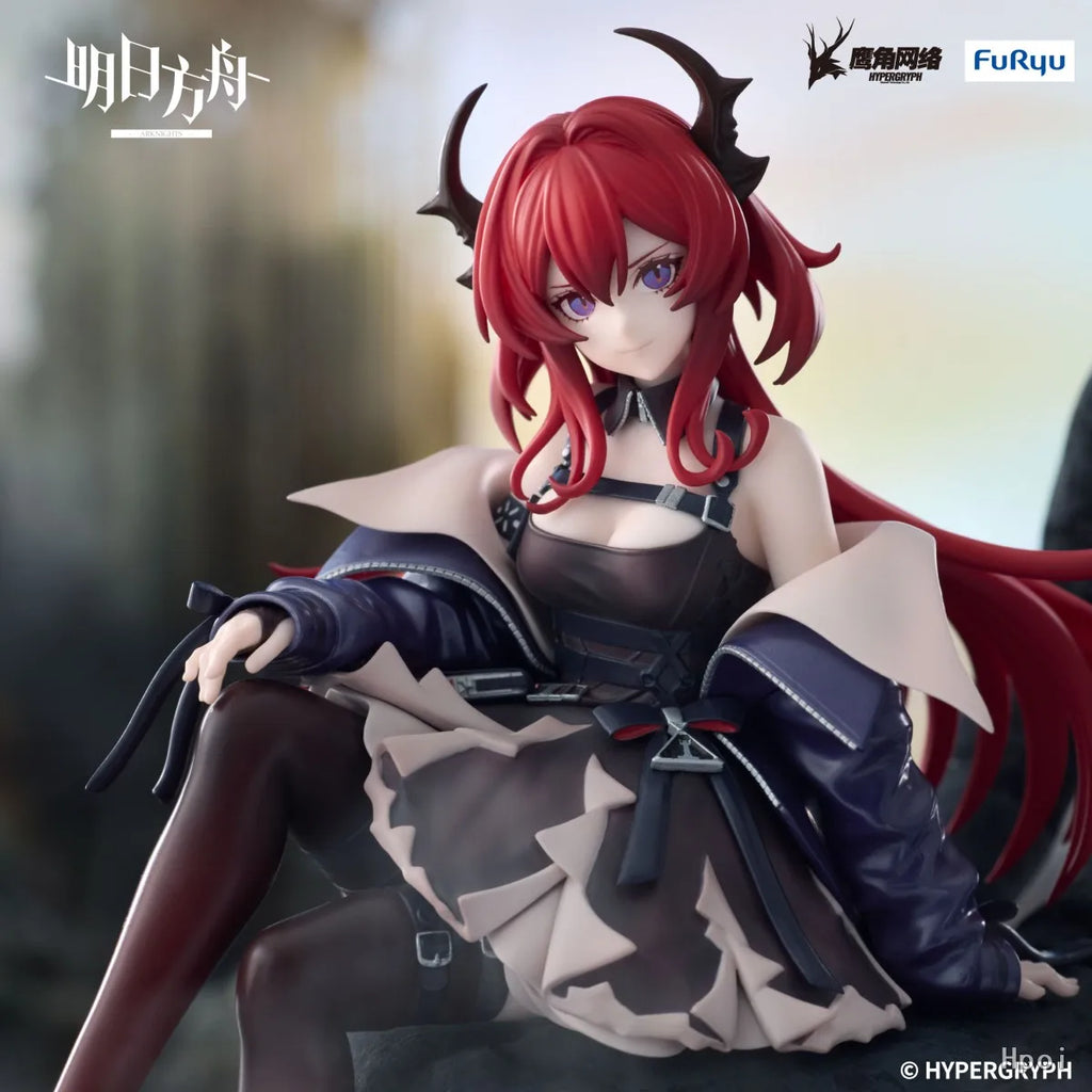 Original Genuine FuRyu Prepainted Noodle Stopper Figure Arknights Surtr Game Character Figure Decoration Collection Gift Toy