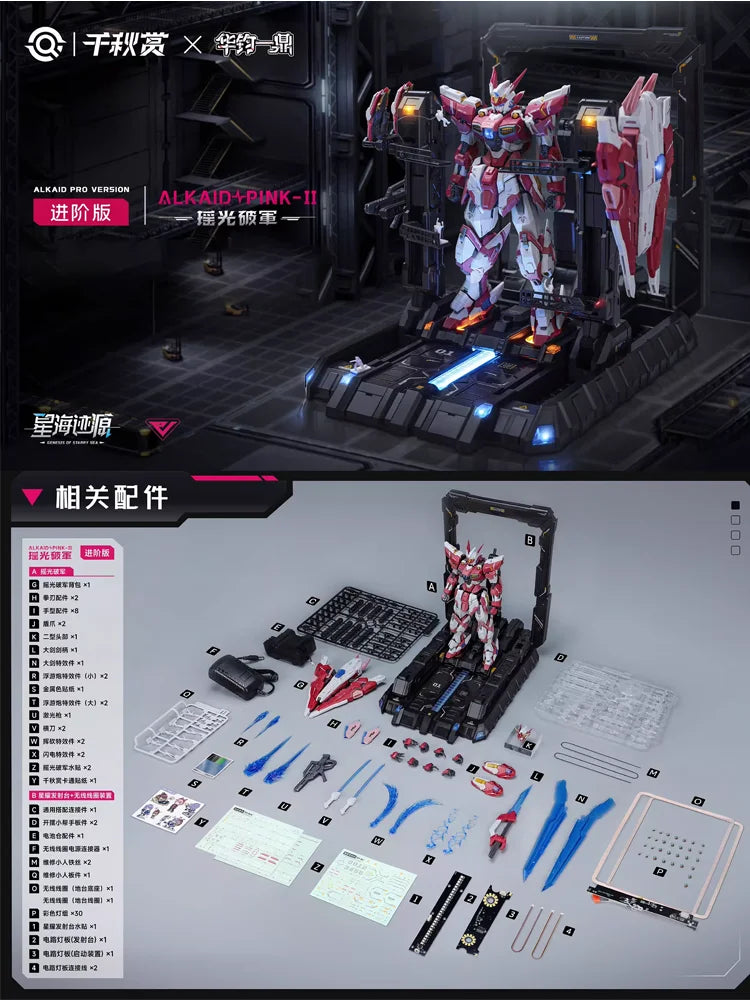 QianQiuShang 1/100 Stellar Sea Trail Origin Yaoguang Pojun Bausatz Modellbausatz Actionfigur mechanisches Bausatzmodell Spielzeug