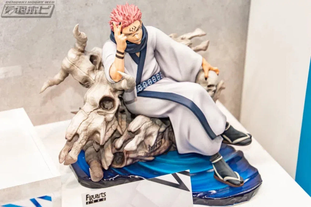 Anime Jujutsu Kaisen Ryomen Sukuna Sitting posture Action Figure PVC Model statue Toys Doll Desk Decor Collectible Gifts boxed