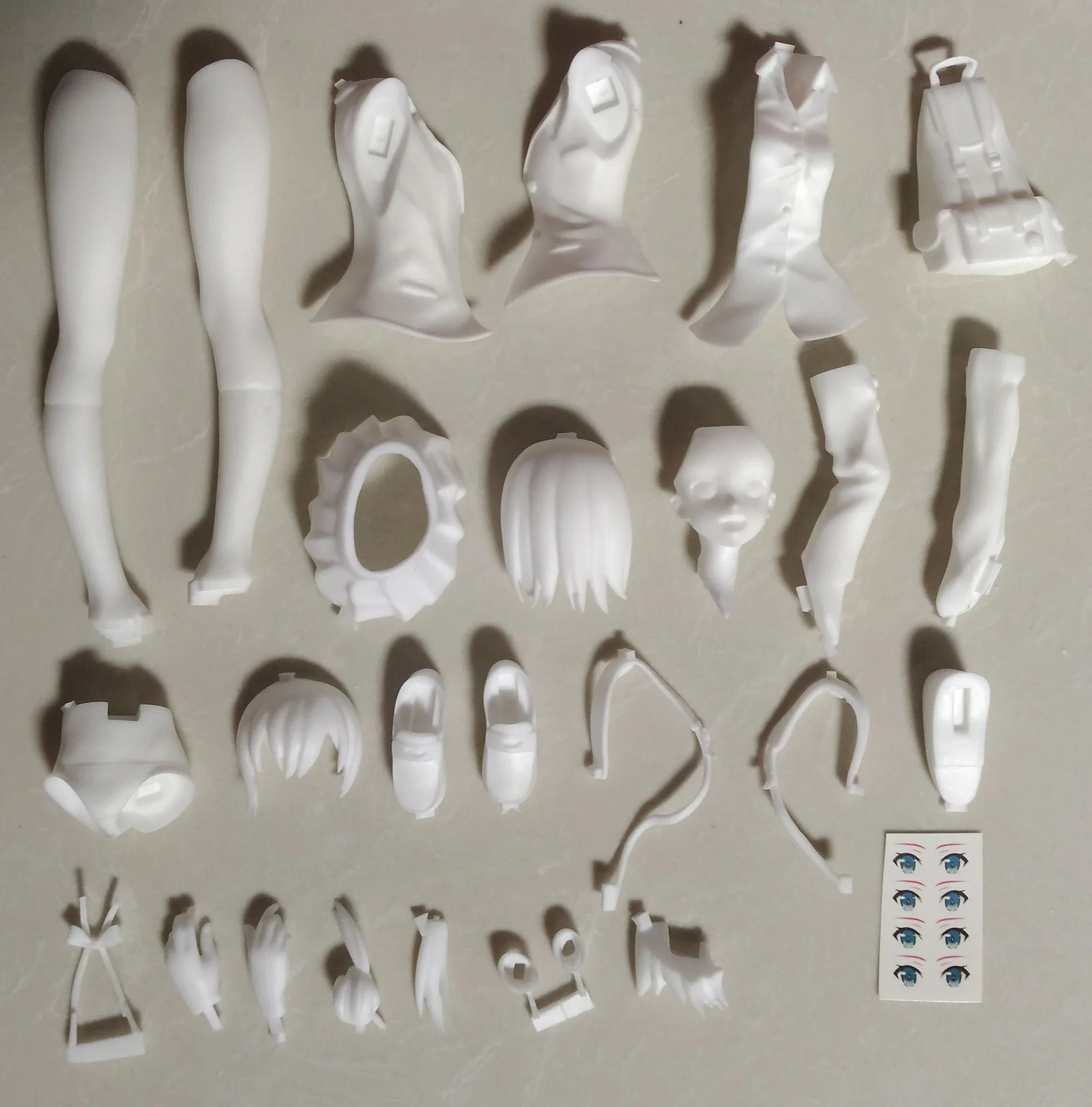 Anime My Teen Romantic Comedy SNAFU Yuigahama Yui Figures kawaii resin GK DIY manual White assembly Model Statue Toys doll gift