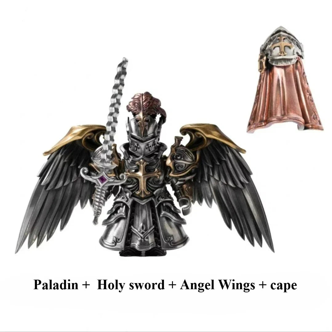 Paladin Magnetic Detachable Metal Figurine Desktop Decoration Copper Pendant Handle Figurine small gifts and souvenirs